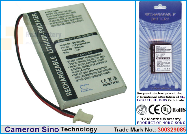 Аккумулятор CS-TJ27SL для Sony Clie PEG-TJ27 3,7V 750Ah Li-Polymer