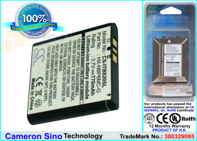Аккумулятор CS-ITB820SL для i-Blue 820 3,7V 770Ah Li-ion