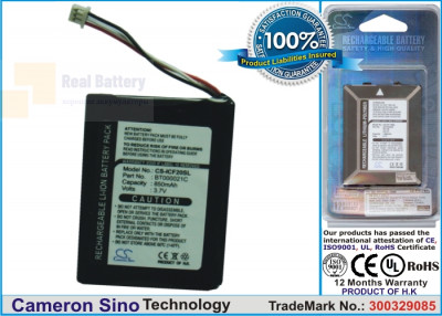 Аккумулятор CS-ICF20SL для Navman F20 3,7V 850Ah Li-ion