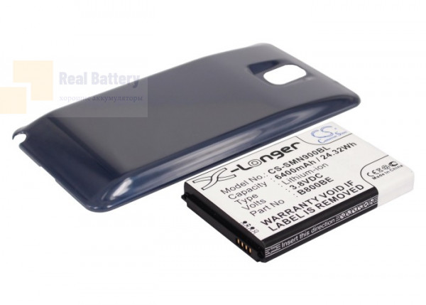 Аккумулятор CS-SMN900BL для Samsung Galaxy Note 3 3,8V 6400Ah Li-ion