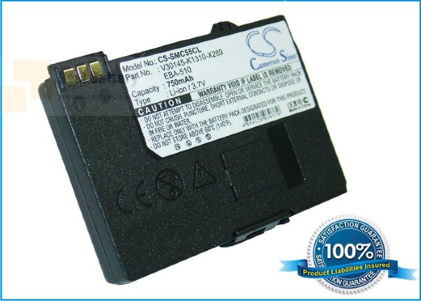 Аккумулятор CS-SMC55CL для Siemens Gigaset 4015 3,7V 750Ah Li-ion