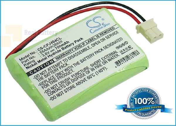 Аккумулятор CS-CPJ464CL для Aastra BE3850 3,6V 700Ah Ni-MH