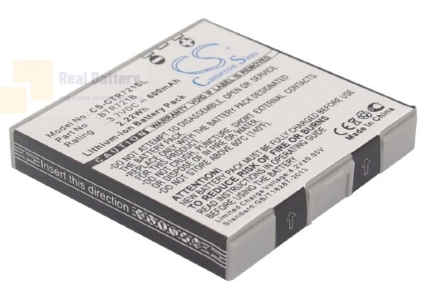 Аккумулятор CS-CTR721SL для Casio C721 3,7V 600Ah Li-ion