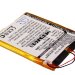 Аккумулятор CS-SMT10SL для Samsung YP-T10J 3,7V 450Ah Li-Polymer