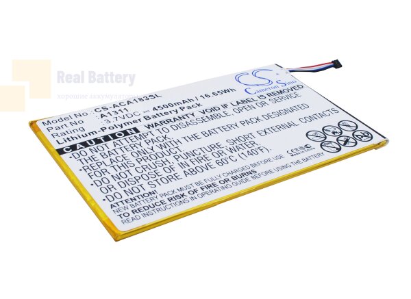 Аккумулятор CS-ACA183SL для Acer A1-830 3,7V 4500Ah Li-Polymer