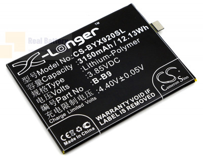 Аккумулятор CS-BYX920SL для BBK VIVO X9i 3,85V 3150Ah Li-Polymer
