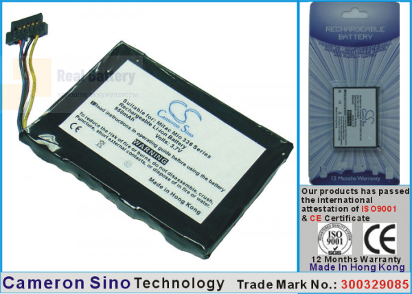 Аккумулятор CS-MIO336SL для TCM MD 7200 3,7V 1050Ah Li-ion