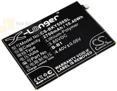 Аккумулятор CS-BKY550SL для BBK VIVO Y55 3,85V 2700Ah Li-Polymer