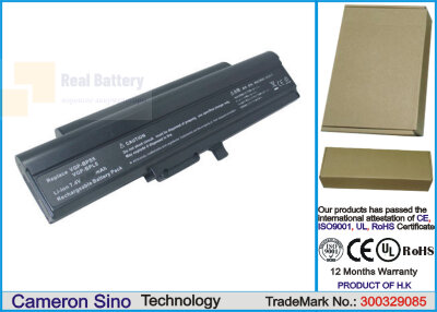 Аккумулятор CS-BPL5NB для Sony VAIO VGN-TX15C 7,4V 11000mAh Li-ion