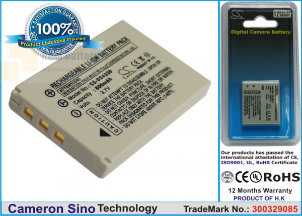 Аккумулятор CS-DS4330 для BenQ E-40 3,7V 800Ah Li-ion