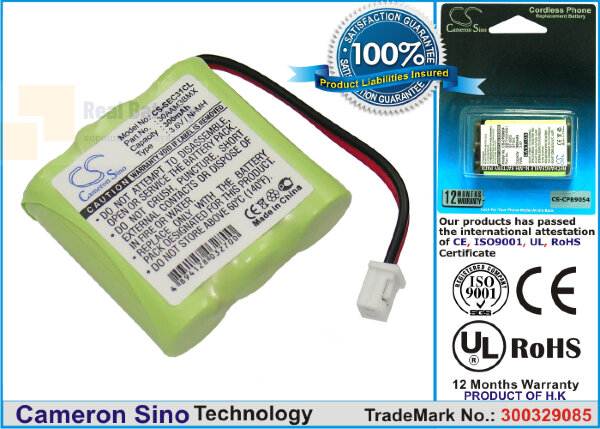 Аккумулятор CS-SEC31CL для BTI Dect Fax 3,6V 300Ah Ni-MH