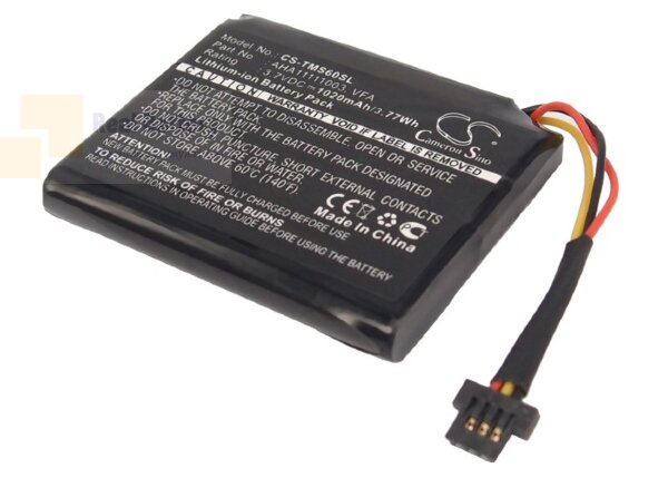 Аккумулятор CS-TMS60SL для TomTom 4EN6.001.02 3,7V 1020Ah Li-ion