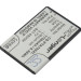 Аккумулятор CS-PTA760XL для Pantech IM-A760 3,7V 1750Ah Li-ion