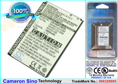 Аккумулятор CS-HDP180XL для Verizon Touch Pro 2 3,7V 1600Ah Li-ion