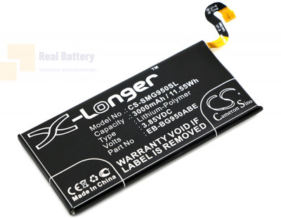 Аккумулятор CS-SMG950SL для Samsung Dream 2 3,85V 3000Ah Li-Polymer