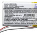 Аккумулятор CS-ECH311BL для ELCA EVO 3,7V 1250Ah Li-Polymer