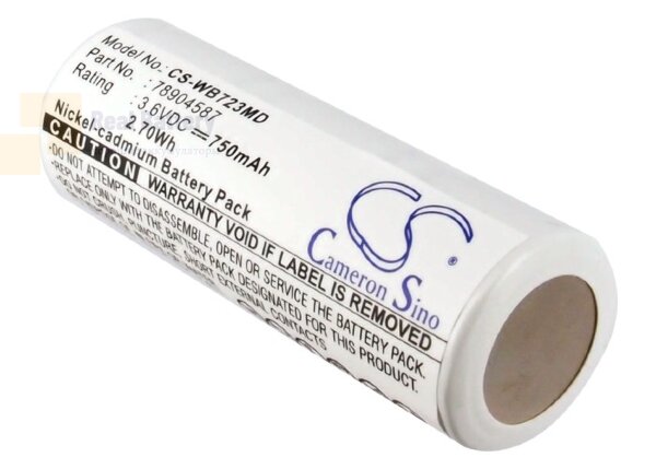 Аккумулятор CS-WB723MD для Diversified Medical N MNC723 3,6V 750Ah Ni-CD