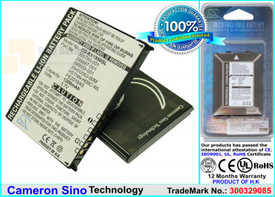 Аккумулятор CS-RX1950SL для HP iPAQ RX1900 3,7V 1200Ah Li-ion