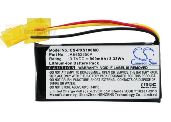 Аккумулятор CS-PXS100MC для Polaroid POLXS100 3,7V 900Ah Li-Polymer