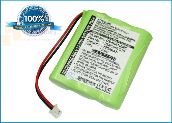 Аккумулятор CS-BSC10RC для Radix City 40 3,6V 1200Ah Ni-MH