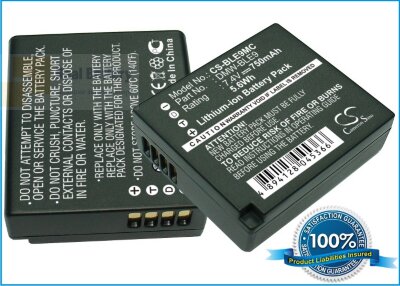 Аккумулятор CS-BLE9MC для Panasonic Lumix  DMC-GF6X 7,4V 750Ah Li-ion