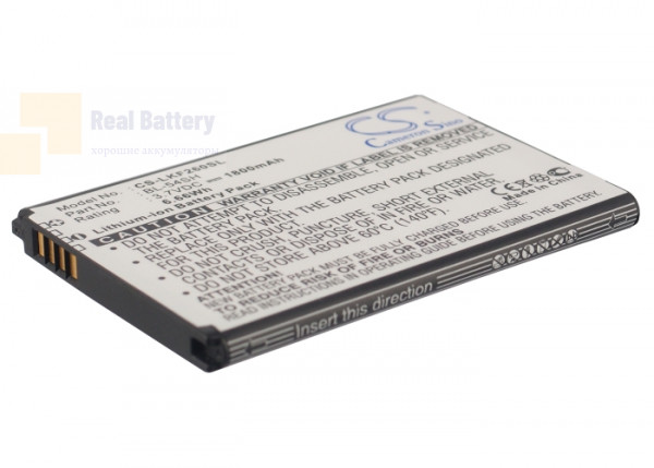 Аккумулятор CS-LKF260SL для LG Bello 2 3,7V 1800Ah Li-ion
