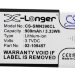 Аккумулятор CS-SMN390CL для Grandstream DP720 3,7V 900Ah Li-ion
