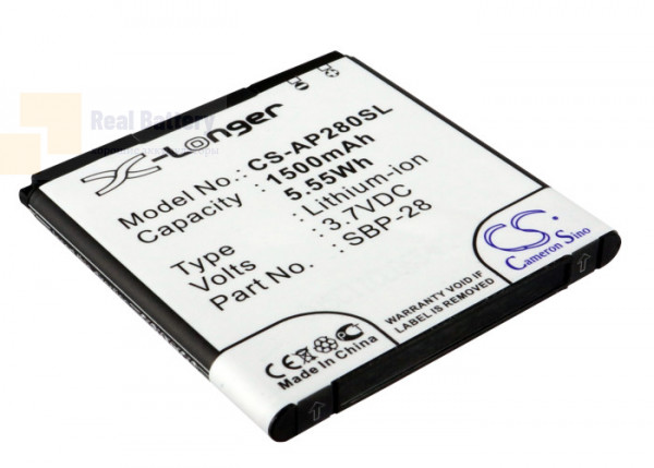 Аккумулятор CS-AP280SL для Asus A66 3,7V 1500Ah Li-ion