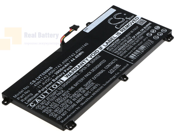 Аккумулятор CS-LVT550NB для Lenovo ThinkPad T550  11,4V 3900mAh Li-Polymer