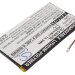 Аккумулятор CS-CWA2SL для Cowon PMP A2 20GB 3,7V 3600Ah Li-Polymer