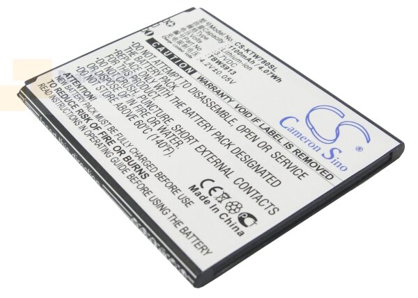 Аккумулятор CS-KTW780SL для K-Touch C666T 3,7V 1100Ah Li-ion