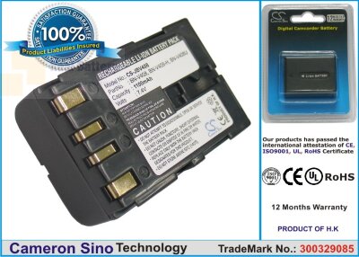 Аккумулятор CS-JBV408 для JVC CU-VH1 7,4V 1100Ah Li-ion