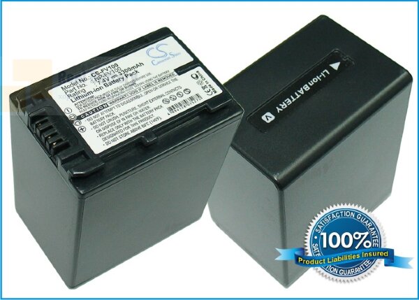 Аккумулятор CS-FV100 для Sony DCR-SR100 7,4V 2850Ah Li-ion