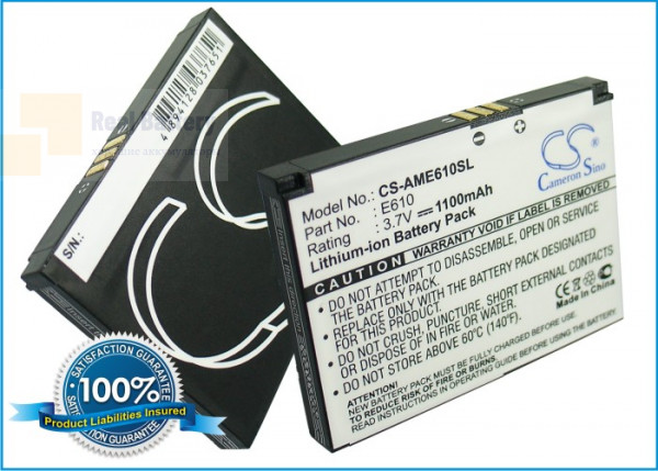 Аккумулятор CS-AME610SL для Orange SPV E610 3,7V 1100Ah Li-ion