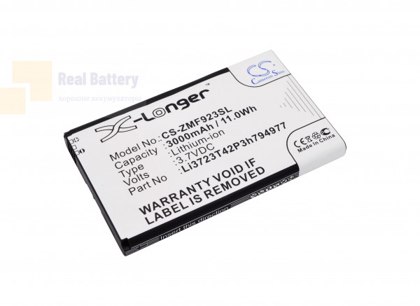 Аккумулятор CS-ZMF923SL для AT&T Velocity 4G LTE 3,7V 3000Ah Li-Polymer