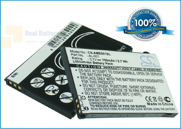 Аккумулятор CS-AME001SL для Orange New York 3,7V 750Ah Li-ion