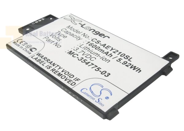 Аккумулятор CS-AEY210SL для Amazon EY21 3,7V 1600Ah Li-ion