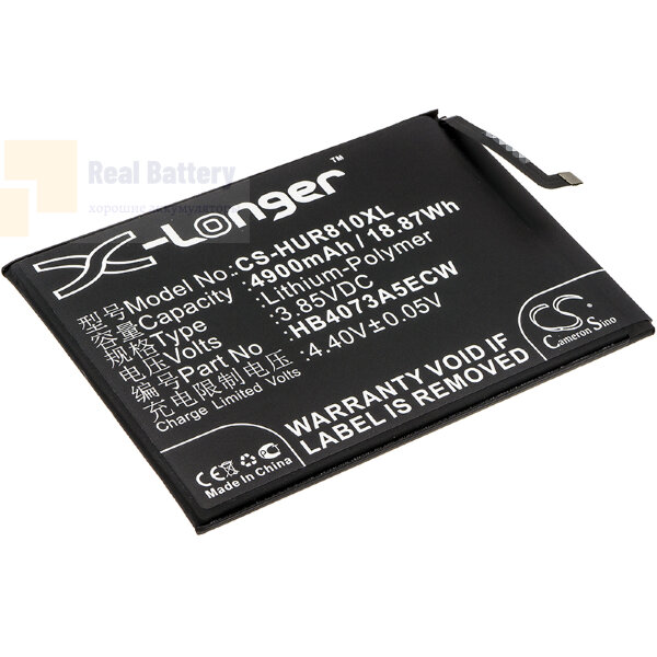 Аккумулятор CS-HUR810XL для Huawei ARE-AL00 3,85V 4900Ah Li-Polymer