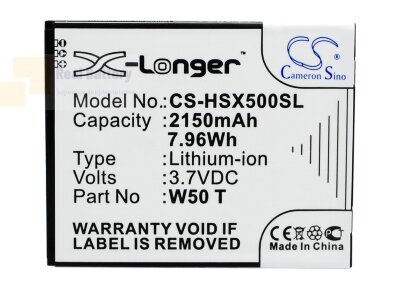 Аккумулятор CS-HSX500SL для HASEE 3S 3,7V 2150Ah Li-ion