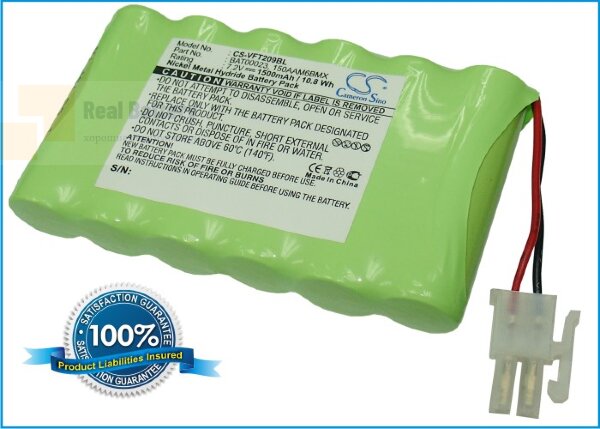 Аккумулятор CS-VFT209BL для Verifone Nurit 2085U 7,2V 1500Ah Ni-MH