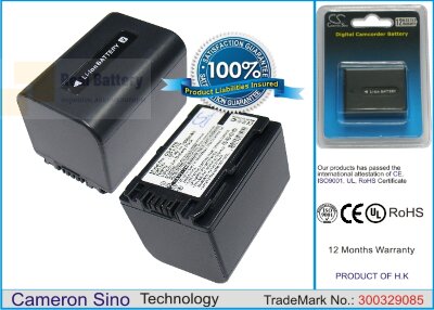 Аккумулятор CS-FV70 для Sony DCR-DVD308E 7,4V 1500Ah Li-ion