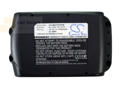 Аккумулятор для Makita BBO180 18V 1,5Ah Li-ion CS-MKT830PW