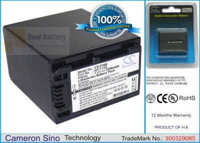 Аккумулятор CS-FV90 для Sony DCR-SR100 7,4V 2200Ah Li-ion