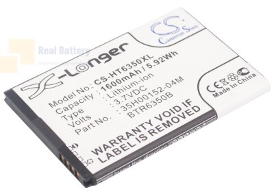 Аккумулятор CS-HT6350XL для Verizon ADR6350 3,7V 1600Ah Li-ion