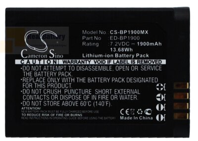 Аккумулятор CS-BP1900MX для Samsung EV-NX1ZZZBMBUS 7,2V 1900Ah Li-ion