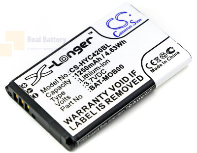 Аккумулятор CS-HYC420BL для Honeywell 70e 3,7V 1250Ah Li-ion