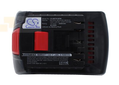 Аккумулятор для Bosch 17618 18V 2,6Ah Li-ion CS-BST618PW