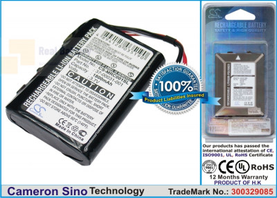 Аккумулятор CS-MRC001SL для Magellan 2500T 3,7V 1800Ah Li-ion