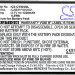 Аккумулятор CS-OT990SL для Alcatel One Touc POP 3,7V 1300Ah Li-ion
