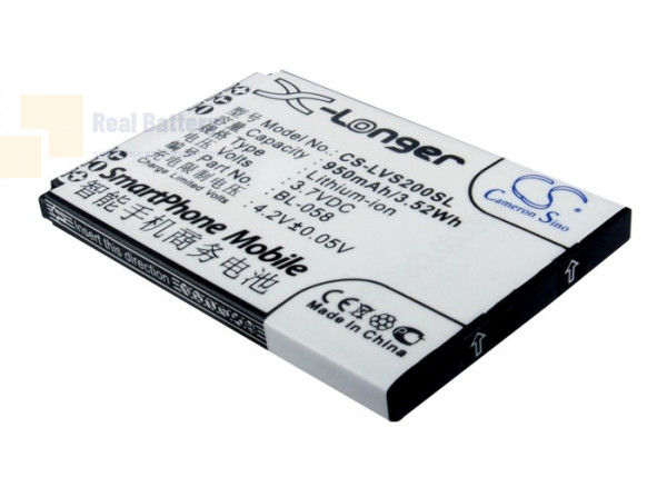 Аккумулятор CS-LVS200SL для Lenovo A307 3,7V 950Ah Li-ion